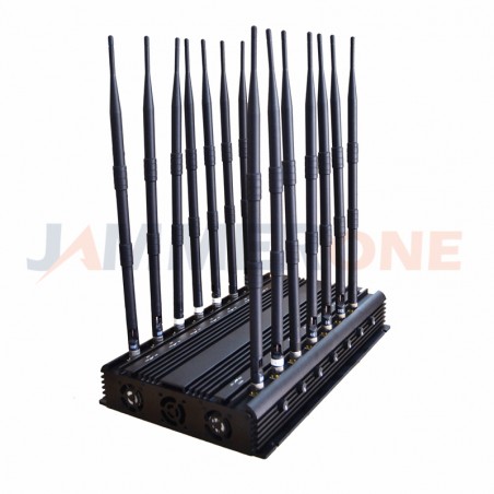 14-Channels Cell Phone Signal Jammer Desktop Signal Jammer For Military Use